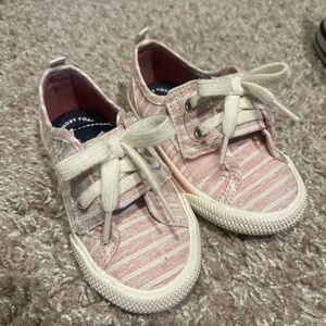 Toddlers Sperry sneakers - pink stripe